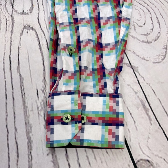 Luciano Visconti Black Button Down Size Medium - Picture 8 of 14